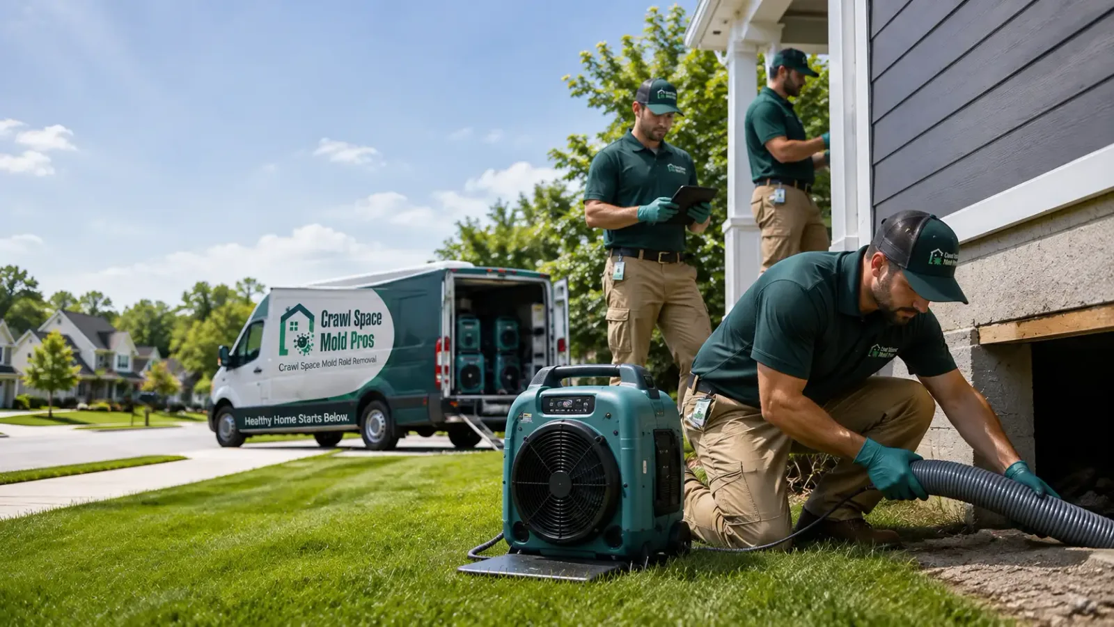 Crawl Space Mold Removal in Waterville, OH